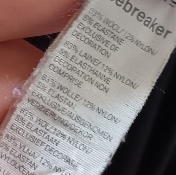 ICEBREAKER Black Stretch Wool Leggings S - Picture 6 of 6